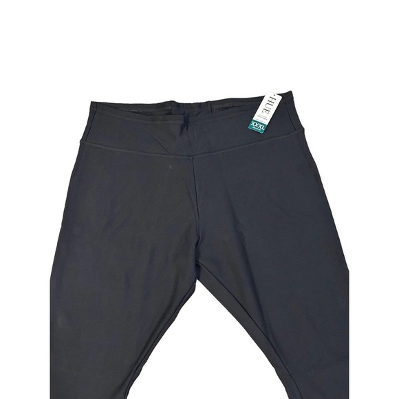 HUE Black Furry Lined Denim Legging Plus Size XXXL activewear pants NWT - Picture 2 of 6